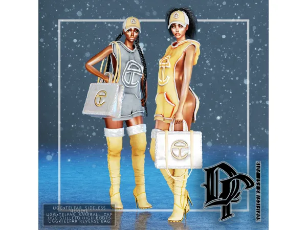 Alpha TELFARxUGG MERCH (PART 2) by DORIFIC - The Sims 4 Custom Content