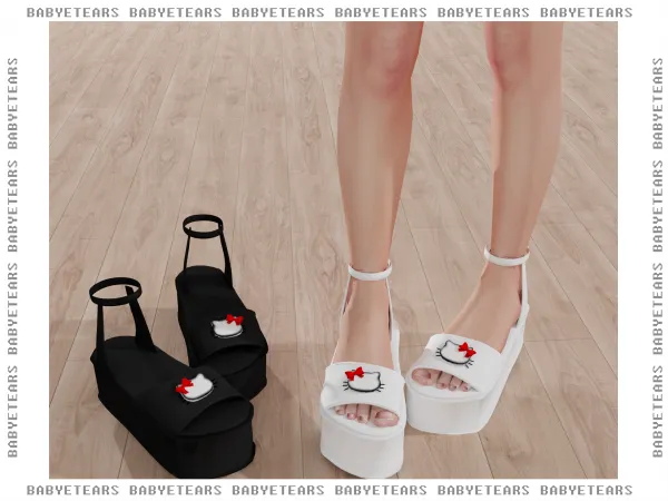 Alpha Kitty shoes babyetears - The Sims 4 Custom Content