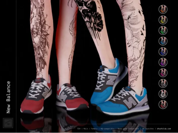 Alpha New balance - The Sims 4 Custom Content