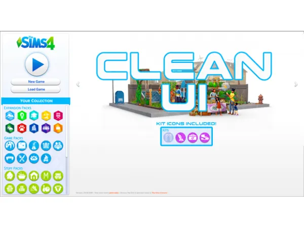 Mix Clean UI v25 Growing Together Update - The Sims 4 Custom Content