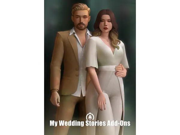 Maxis Match My Wedding Stories Add Ons - The Sims 4 Custom Content