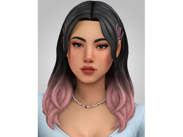 Maxis Match Giselle Hair The Simmer by Aladdin - The Sims 4 Custom Content