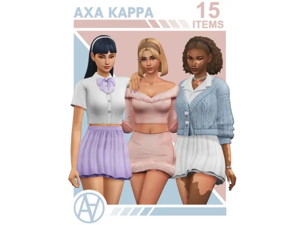 Maxis Match AxA Kappa Public on 03 22 by aharris00britney - The Sims 4 Custom Content