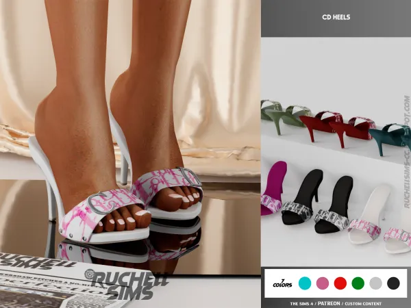 Alpha CD HEELS FREE - The Sims 4 Custom Content