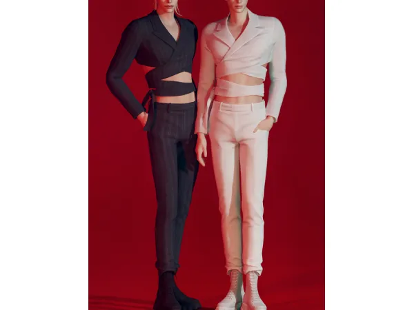 Alpha KK Red lights (add high ver) by KK's creation - The Sims 4 Custom Content