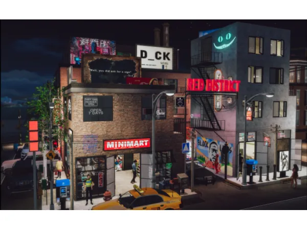 Alpha Red Light District - The Sims 4 Custom Content