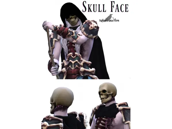 Mix Skull Face Auditore by Natalia - The Sims 4 Custom Content