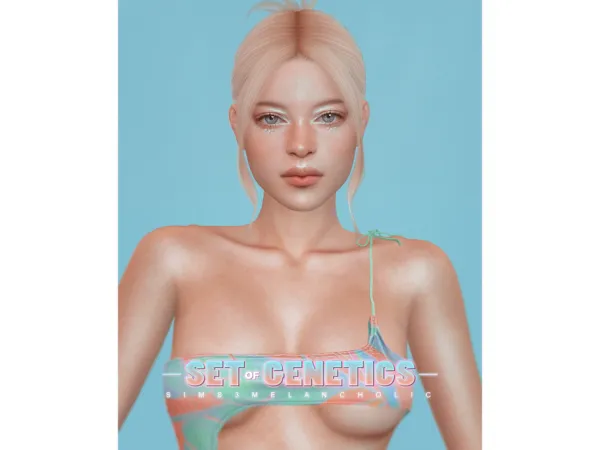 Alpha SET of GENETICS by sims3melacnholic - The Sims 4 Custom Content