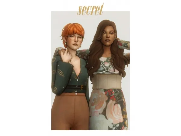 Maxis Match secret pack by clumsyalien - The Sims 4 Custom Content