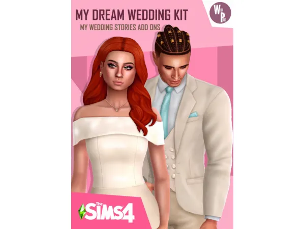 Maxis Match MY DREAM WEDDING KIT - The Sims 4 Custom Content