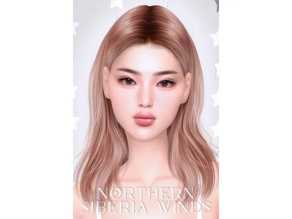 Alpha FEMALE NEW YEAR COLLECTION by Northern Siberia Winds - The Sims 4 Custom Content