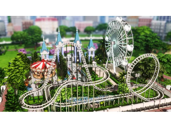 Maxis Match NO Amusement Park by plumbobkingdom - The Sims 4 Custom Content