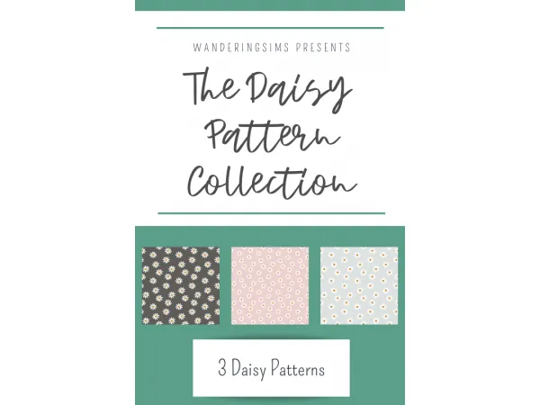 Introducing The Daisy Collection - The Sims 3 Custom Content