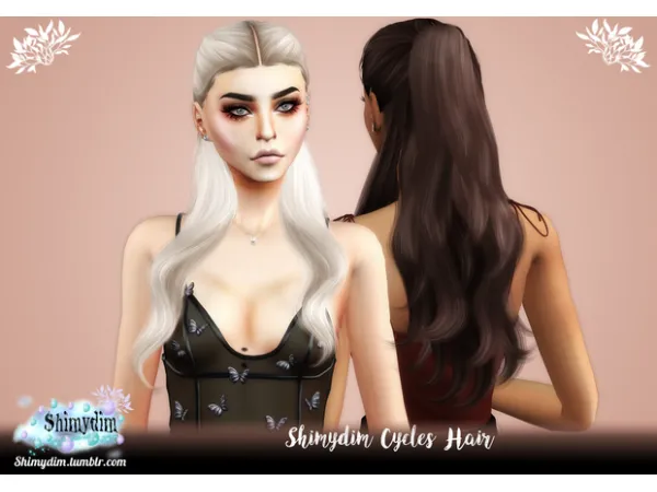Alpha Cycles Hair Naturals Unnaturals by Shimydim - The Sims 4 Custom Content