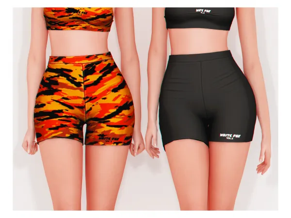 Alpha Fox Shorts - The Sims 4 Custom Content