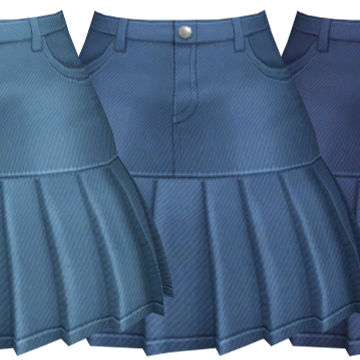 Sims 4 trillyke top pleated mini skirt