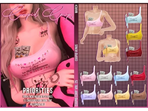 Alpha cuupid corp priorities - The Sims 4 Custom Content