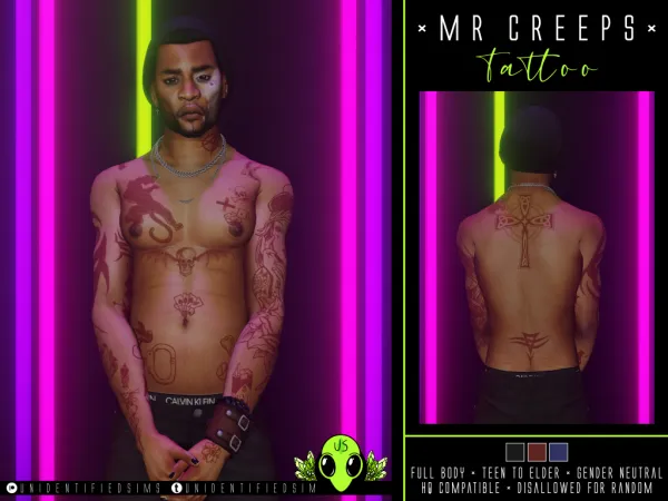 mr creeps tattoo