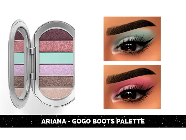 Mix GOGO BOOTS PALETTE - The Sims 4 Custom Content