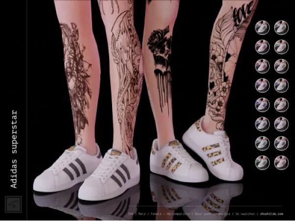 Alpha Adidas superstar - The Sims 4 Custom Content