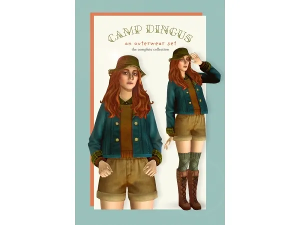 Maxis Match camp dingus entire collection by Mossylane - The Sims 4 Custom Content