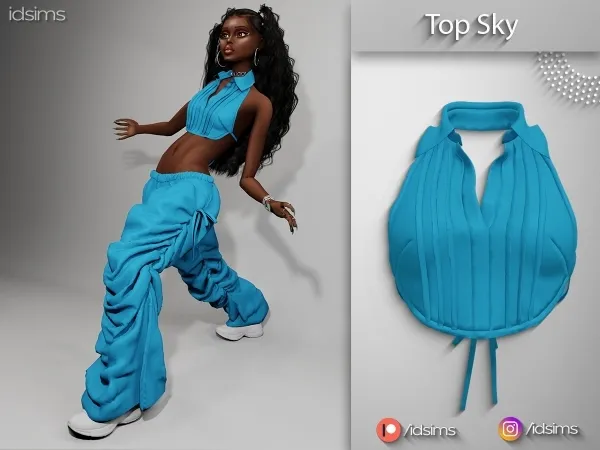 Alpha Top Sky - The Sims 4 Custom Content