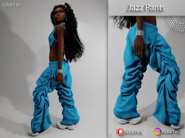 Alpha Jazz Pants - The Sims 4 Custom Content