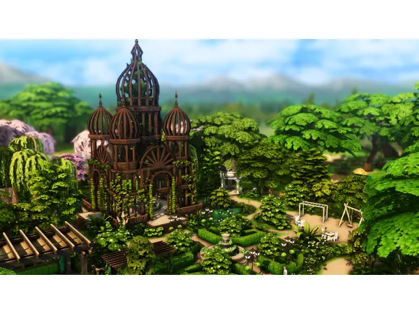 Maxis Match NO Botanical Garden Park by plumbobkingdom - The Sims 4 Custom Content