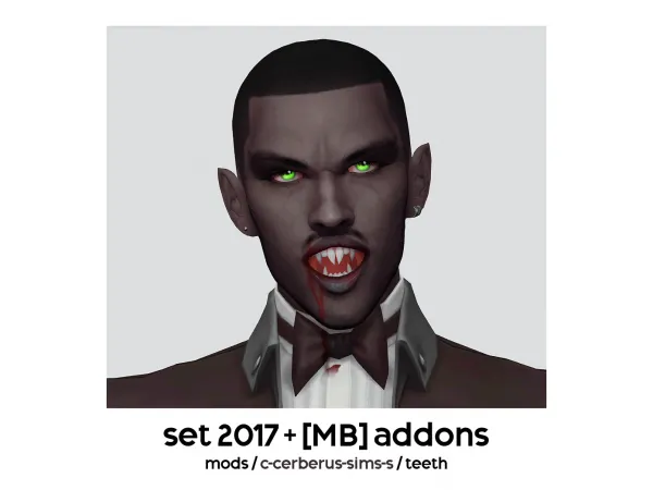 Mix teeth set (2017) - The Sims 4 Custom Content