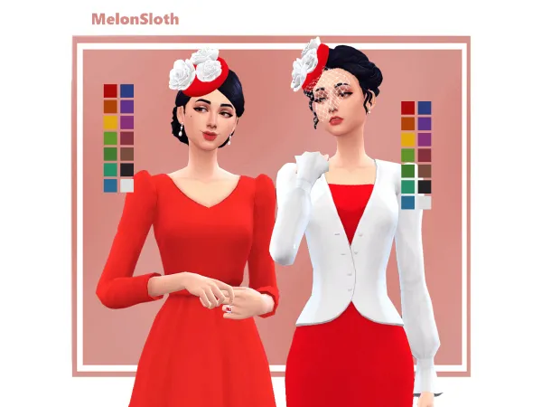 Maxis Match April hats - The Sims 4 Custom Content