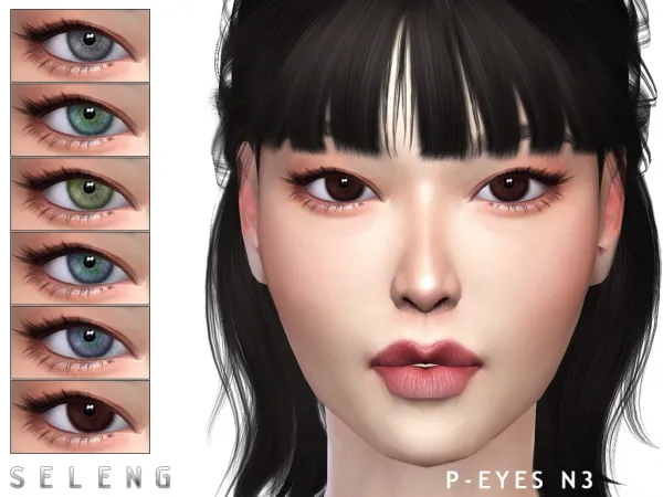 Alpha P Eyes N3 by Seleng - The Sims 4 Custom Content