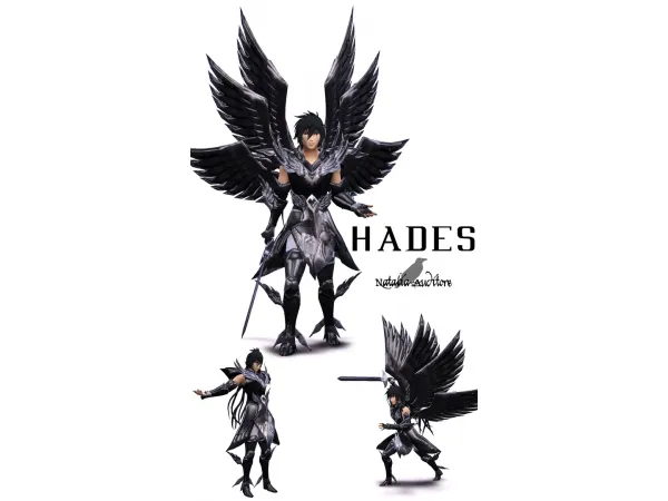 Mix Hades Saint seiya armor Auditore by Natalia - The Sims 4 Custom Content