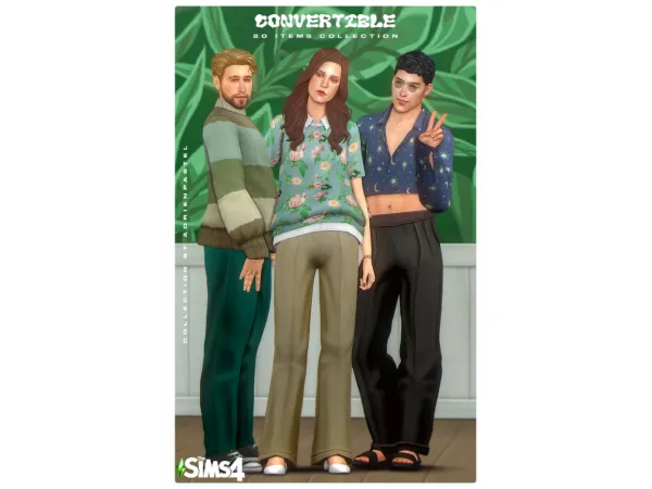 Maxis Match Convertible Collection by AdrienPastel Update - The Sims 4 Custom Content