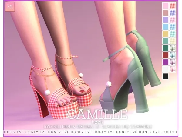 Alpha Camille Heels - The Sims 4 Custom Content