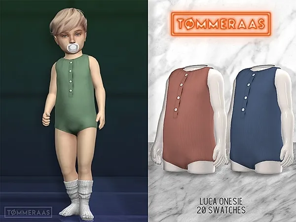 Alpha TØMMERAAS Luca Onesie (33) - The Sims 4 Custom Content