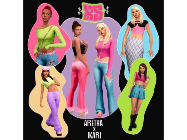 Maxis Match XS Collection [Aretha x Ikari] by simsfinds - The Sims 4 Custom Content