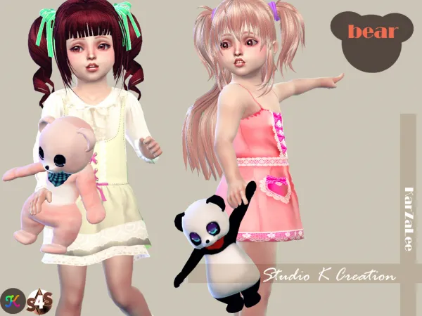 Mix Teddy bear toy for toddler - The Sims 4 Custom Content