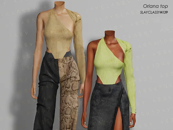 Alpha SC139 Oriana Top - The Sims 4 Custom Content