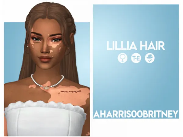 Maxis Match Lillia Hair - The Sims 4 Custom Content