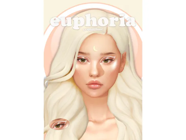 Maxis Match 43173011324431 euphoria graphic liner 43173011324431 by Lady Simmer - The Sims 4 Custom Content