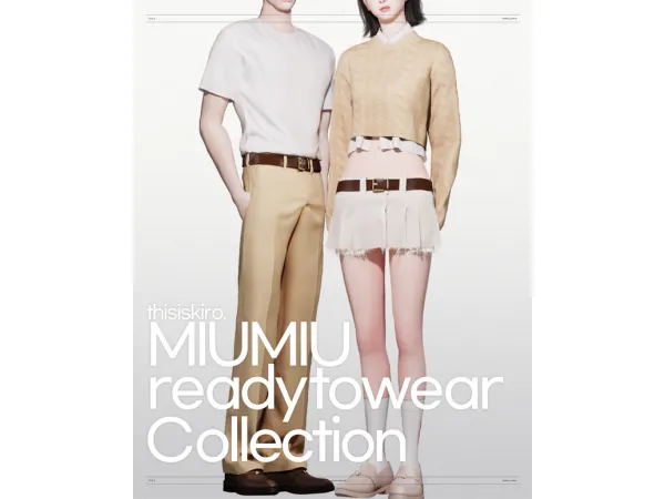 Alpha thisiskiro_MIUMIU_readytowear Collection - The Sims 4 Custom Content