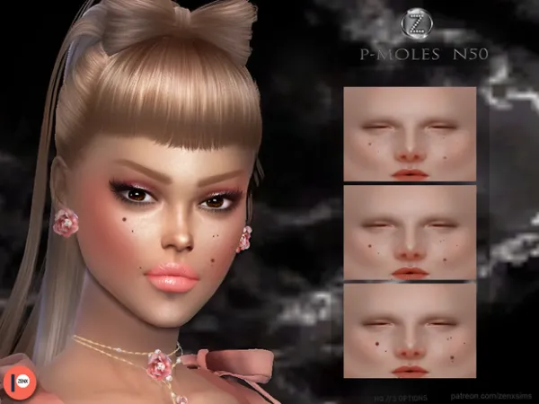 Alpha P Moles N50 APR13 by ZENX - The Sims 4 Custom Content