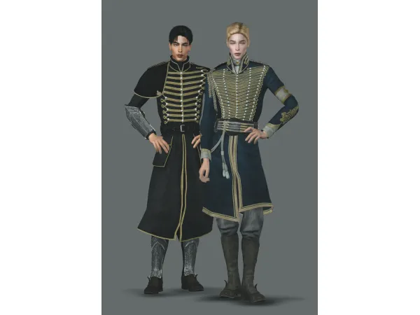 Alpha Male set from The Order 1886 - The Sims 4 Custom Content