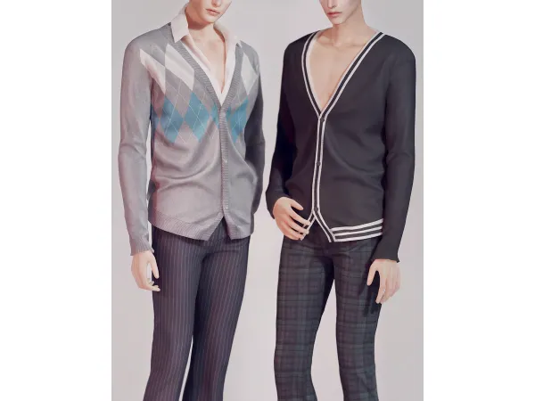 Alpha KK Cardigan 05 by KK's creation - The Sims 4 Custom Content