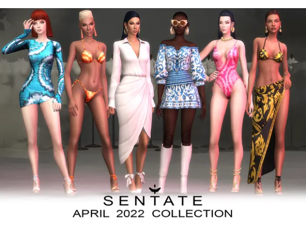 Maxis Match APRIL 2022 COLLECTION by sentate - The Sims 4 Custom Content