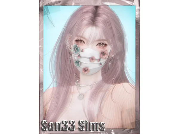 Alpha Spring Mask by san33sims - The Sims 4 Custom Content