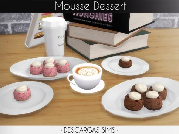 Mix Mousse Dessert - The Sims 4 Custom Content