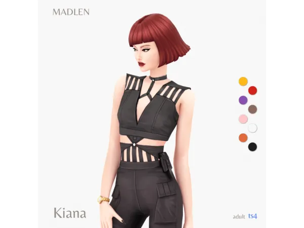 Maxis Match Kiana Outfit by madlensims - The Sims 4 Custom Content