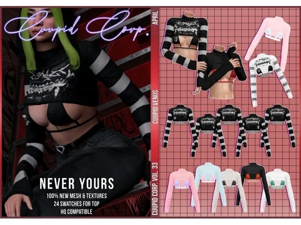 Alpha cuupid corp never yours - The Sims 4 Custom Content