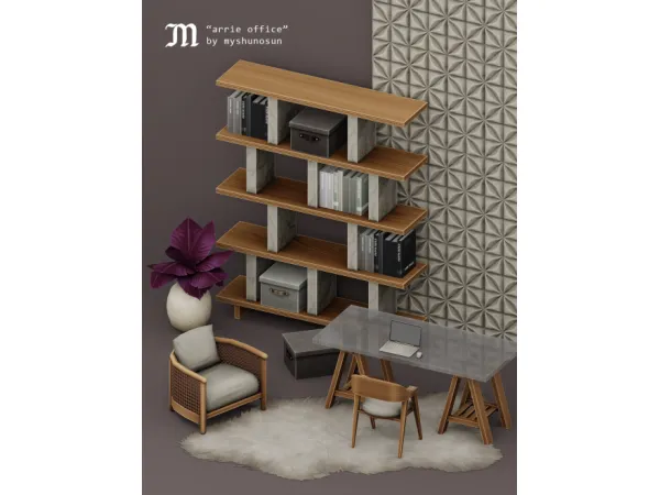 Maxis Match ARRIE OFFICE by myshunosun - The Sims 4 Custom Content